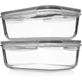 thumbnail image 1 of Juego de 4 piezas Razab 8 Tazas 63 Oz Recipientes de vidrio con cierre, 1 of 3