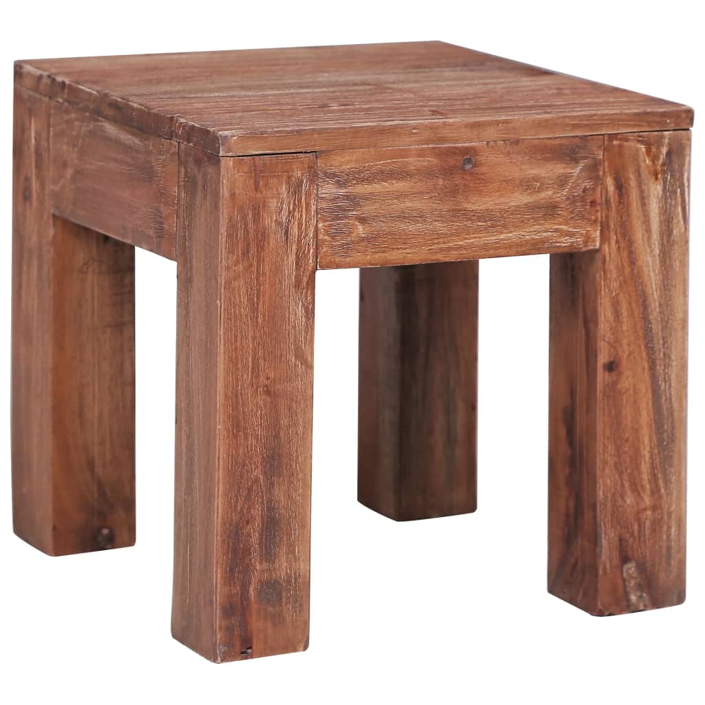 vidaXL Wood Coffee Table, Brown, 23.6" x 17.7" x 9.1"