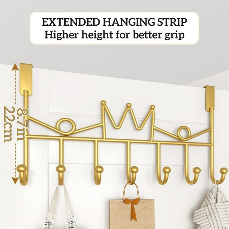 Artrylin Over Door Hanger, Metal Over The Door Hook Rack with