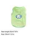 thumbnail image 3 of SPOORYYO Cute Lace Up Pet Short Sleeved Breathable Vest for Dogs and Cats, Multicolor, 30x20cm, 3 of 6