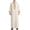 Beige#men muslim shirt, variant on Men's Muslim Dresses V Neck Robes Striped Kaftan Middle East Saudi Arab Long Gown Thobe Robe for Men with Pockets