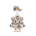 thumbnail image 3 of Sruoe Thanksgiving Day Porch Goose Outfits, 23 Inch Porch Goose Clothes, Goose Clothes Dress, Duck Sculpture Clothes for Lawn Statue Cement Statue Yard Patio Party Decoration, 3 of 9