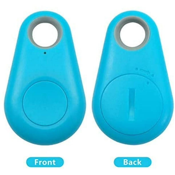 Pet Smart GPS Tracker Mini anti-perte étanche Bluetooth localisateur traceur  pour animal de compagnie chien chat enfants voiture portefeuille clé  collier accessoires (bleu) 