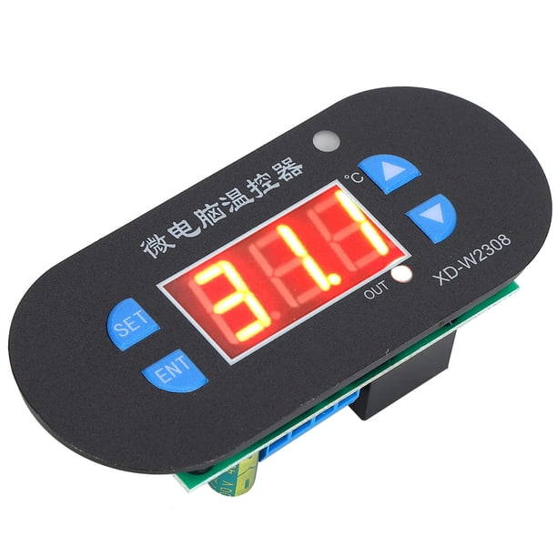 Controlador de temperatura con pantalla digital 0-300 ℃ Termostato ajustable de alta precisión 220 V