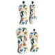 thumbnail image 4 of Juego de 4 piezas 1 3 5 UT PU Golf Putter Head Covers reemplazo impermeable diferente tamaño accesorio transpirable Protector de protección hecho a árbol patrón blanco Sunnimix cubierta de la cabeza del palo de golf, 4 of 8