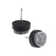 thumbnail image 1 of Almohadillas de fieltro para muebles, protectores de patas de silla y mesa, 17 mm de diámetro, negras, 46 piezas, 1 of 5