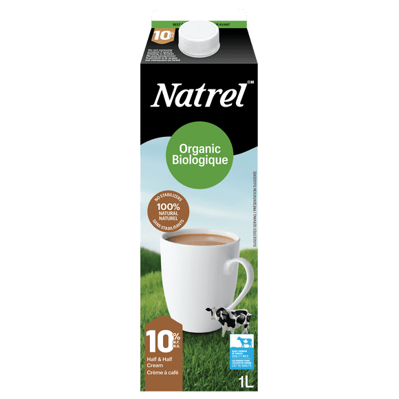 Crème à café biologique 10 % Natrel 1L