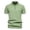 Green, variant on JTieacloth Collar Shirt for Men Mens Summer Lapel Casual Knit Shirt Fashion Solid Color Cotton Short Sleeve Tops Green L