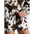 thumbnail image 4 of No Boundaries Plush Bungee Cord Shorts, Women's, 4 of 5