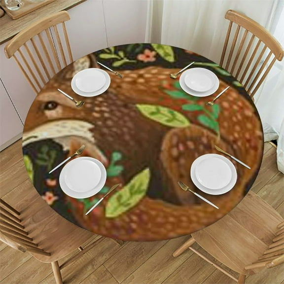 Round Fitted Tablecloth