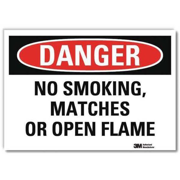 Lyle Danger Sign,10inx14in,Reflctv Sheeting U3-1865-RD_14X10