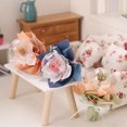 thumbnail image 3 of Torkade blommor simulerade portabla plast mini torkade blommor bukett bollar DIY leksaker Red, 3 of 5