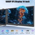 thumbnail image 2 of Monitor portátil de 14" Siaviala para laptop, pantalla extensora FHD IPS, 2 of 7