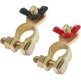 thumbnail image 1 of 12V/24V Battery Terminal Red and Black (2 Pieces, with Wing Nut), 1 of 4