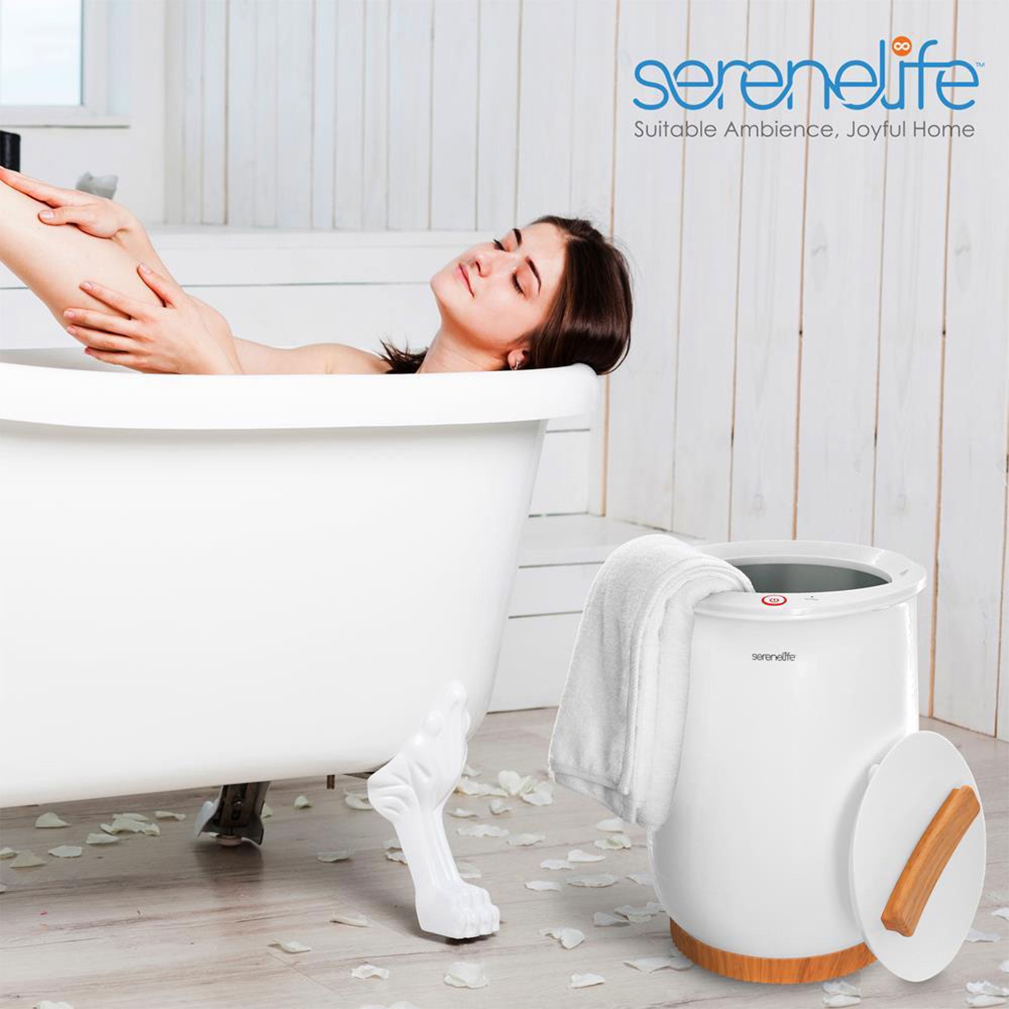 Heated Towel Rack SereneLife Towel Warmer Bucket 23L Spa