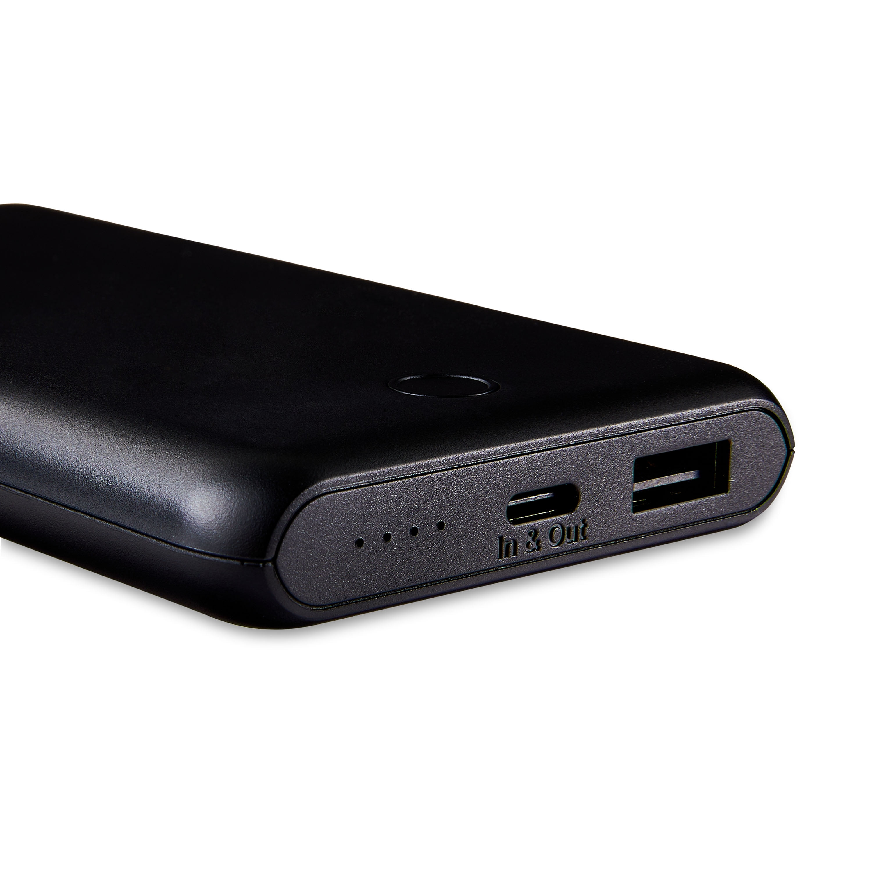 onn 10,000 mAh Portable Power Bank with USB-C and USB ports, Black -  Compatible with iPhone, iPad, AirPods, Samsung Galaxy, Note, Pixel & More -  Walmart Business Supplies
