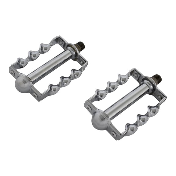 OG Lowrider Classic Bicycle Flat Twisted 9/16" Pedal Chrome