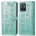 thumbnail image 1 of Funda Cartera FOXDOCK para MOTO E22 4G , Flip PU con Relieve de Gatos y Perros, Tarjetero y Soporte, 1 of 6