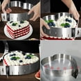 thumbnail image 1 of WRXMIJNHGSA Cake Mould Under $5 6 To 11 Inch Stainless Steel Ring Retractable Adjustable Cake Baking Tool, 1 of 4