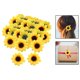 thumbnail image 3 of Cabezas de girasol artificiales hechas a mano para manualidades en , 50 pcs Colcomx cabeza de girasol, 3 of 8