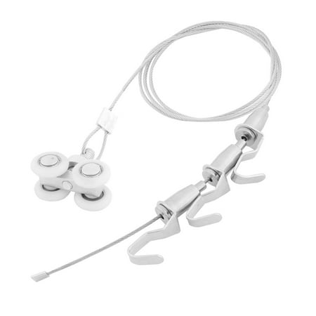 Art Gallery Metal 3 Hooks Ceiling Mount Hanging Picture Painting Hook Silver Tone Walmart Canada