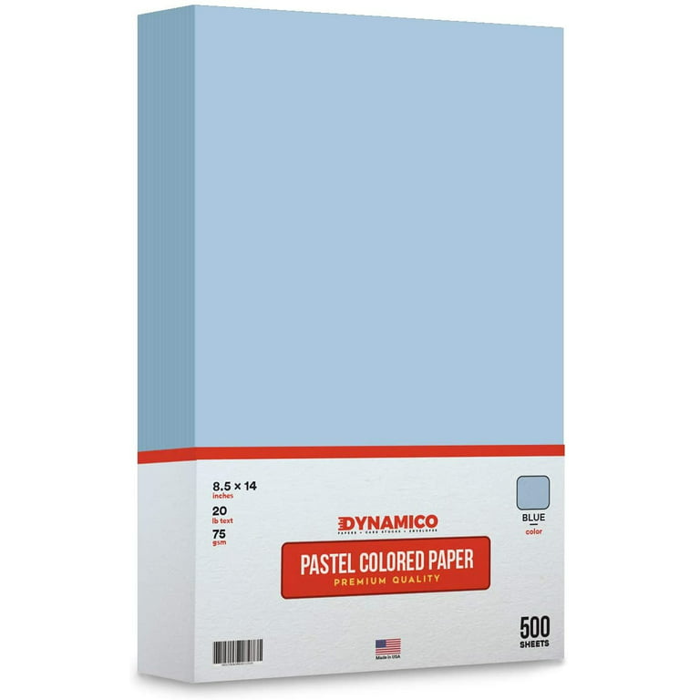 Empire Imports 20 lb. Colored Paper A4 Size 1 Ream 500 Sheets Blue