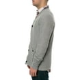 thumbnail image 2 of AMBIG Mens The Caesar Cardigan Knit Sweater, Grey, Small, 2 of 3