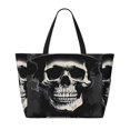 thumbnail image 2 of Easygdp Magician Hat Skull Bolsa de Viaje de Playa de Gran Capacidad, Bolsa Tote Perfecta para la Playa, Escapadas de Fin de Semana y Viajes, 2 of 7