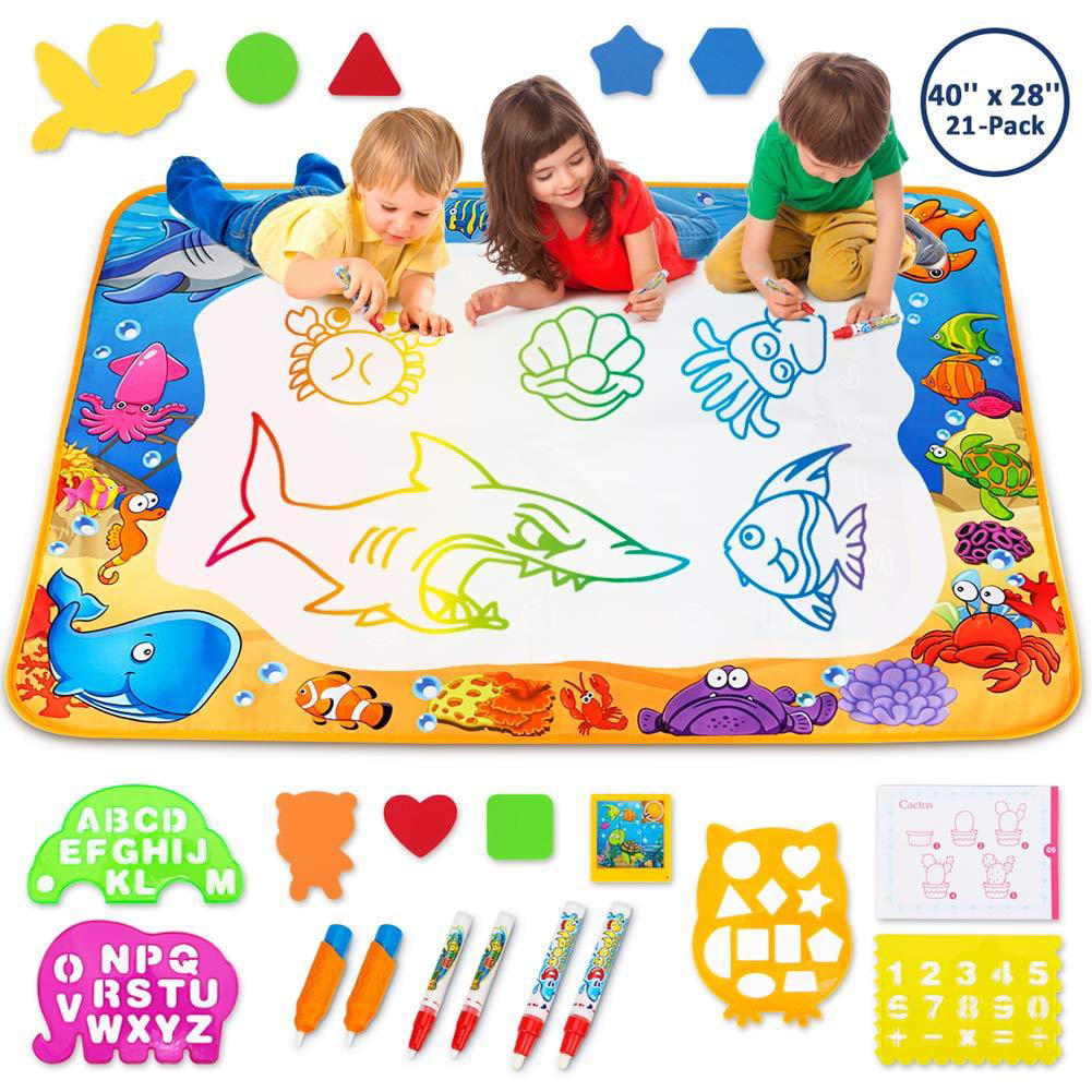 Toyk Aqua Magic Mat Kids Painting Writing Doodle Board