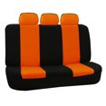 thumbnail image 4 of FH Group Car Seat Covers Full Set Cloth - Universal Fit, Automotive Seat Covers, Airbag Compatible, Solid Bench Rear Seat, Washable Car Seat Cover for SUV, Sedan, Van, 4 of 9