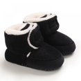thumbnail image 1 of Newborn Baby Boy Girl Unisex Soft Cotton Booties Stay On Infant Slippers Socks Shoe Non Skid Gripper Toddler First Walkers Winter Ankle Crib Shoes, 1 of 9