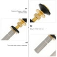 thumbnail image 4 of 2 PCS Tornillos de asiento de inodoro Tornillos Tornillos Bisagras Piezas de repuesto de inodoro, 4 of 5