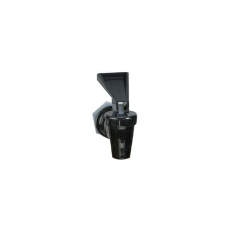 Slimline Beverage - 953F Standard Faucet for Plastic Beverage Dispensers, Dispenser 3Gallon for Standard Plastic Black Mfg Clear number gal Slimline 953F Dispneser TW33DP.., By Tablecraft
