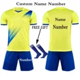 thumbnail image 3 of Camiseta de fútbol para niños personalizada, conjunto de camiseta de fútbol para niño, uniforme de fútbol de poliéster, uniforme de fútbol transpirable para niños, 3 of 5