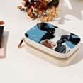 thumbnail image 7 of Cattle Velvet Portable Jewelry Organizer with Removable Compartment - Necklace Holder and Gift Box, 7 of 7