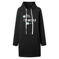 thumbnail image 4 of SELONE Women's Hoodies with Pockets Pullover Sweatshirts with Pockets Long Sleeved Letters Print Tops Loose Casual Outwear, 4 of 4