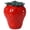 Red, variant on 1 Pack Strawberry Storage Jars, Ceramic Cookie Containers with Airtight Lids, Cute Sugar Canisters Set, Candy and Coffee Bean Jar for Flour Nut Tea Spices Grains, Kitchen Farmhouse Decor