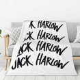 thumbnail image 2 of Flannel Blanket Jacks Music Harlow Nap Blanket Air Conditioning Blankets Couch Bed Office Blankets Soft and Cozy 40"X30", 2 of 6