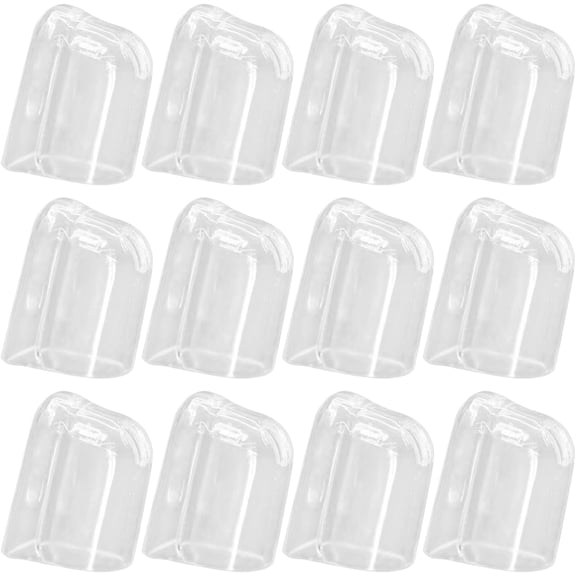 12Pcs Toothbrush Cover Cap, Reusable Clear Plastic Electric Toothbrush Cover for Healthy Brushing, Head Covers for Home and Travel - Fits Most Electric Toothbrush Heads