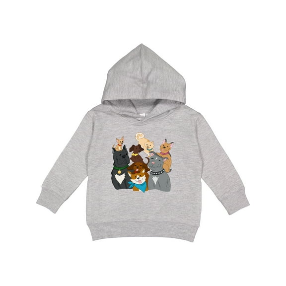 Inktastic Happy Dog Family Toddler Hoodie
