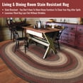 thumbnail image 5 of Ultra Durable Braided Rug-Color:Black,Shape:Oval,Size:5' x 8', 5 of 8