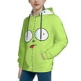 thumbnail image 6 of Invader Zim Kids' Hoodie 3d Print Sweatshirt Soft Pullover Hooded With Big Pockets For Boys Or Girls Small, 6 of 7