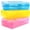 Pink, Yellow, Blue, variant on School Supplies 3 Pack Large Capacity Hard Pencil Case, Plastic Crayon Pencil Boxes Bulk with Snap-tight Lid, Clear Storage Box Craft Pen Art Marker Organizer Stackable for Kids Boys Girls School
