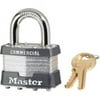 Master Lock 7KA P491 Keyed Padlock 1-1/8 in W x 1-1/16 in H Body 9/16 in H Shackle Steel