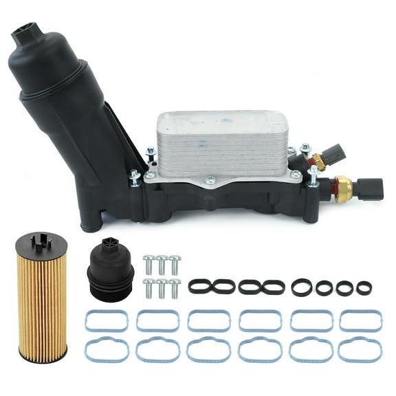 MOCA AUTOPARTS Oil Cooler Filter Housing Fit for 2014-2017 Chrysler 300 & 2014-2018 Dodge Challenger & 2014-2017 Jeep Cherokee