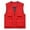 Red, variant on ZQUUVOU Men's Thin Sports Multi-Bag V Neck Quick-Drying Vest Gentleman Loose Blouse Mountaineering Tooling Outdoor Vest Jackets Red