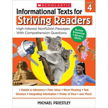 Informational Texts for Striving Readers: Grade 4, (Paperback)