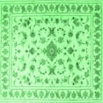 thumbnail image 1 of Ahgly Company Indoor Square Persian Emerald Green Traditional Area Rugs, 4' Square, 1 of 4
