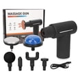 thumbnail image 1 of Masseur musculaire électrique portable, réglable, compresse chaude et froide, percussion, massage des tissus profonds, noir, 1 of 4