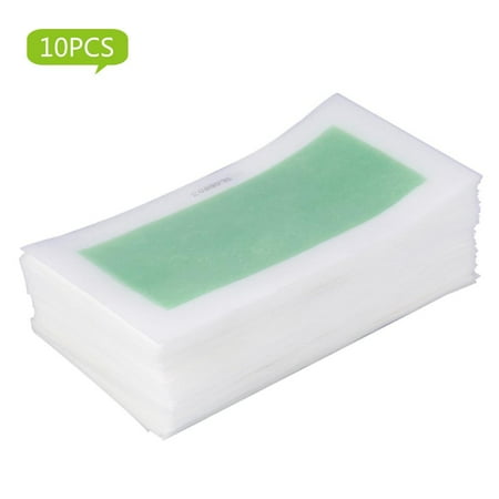 Yosoo Waxing Strip Paper 10pcs Set Leg Arm Armpit Hair Removal